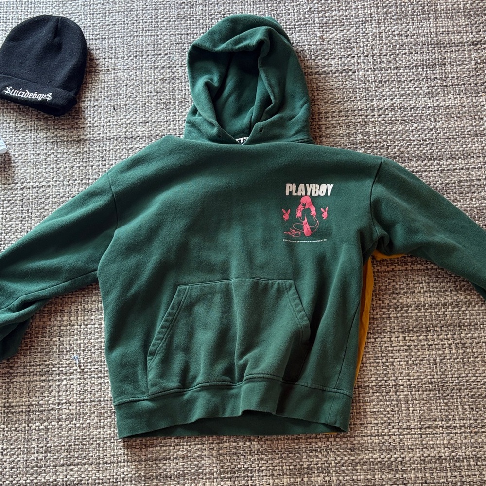 Playboy Forest Green Hoodie